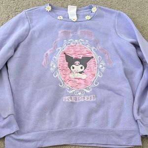 Hello Kitty Lavender Kuromi Sweatshirt